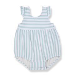 1+ IN THE FAMILY LLOSETA RUFFLE AND STRIPE SWIMSUIT