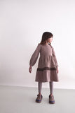 LMN3 RUCHED INSET TIERED DRESS