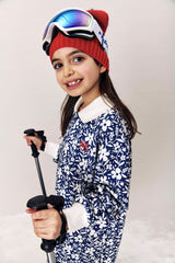 LOUD APPAREL "ALPS" FLOWER PRINT POLO DRESS