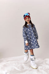 LOUD APPAREL "ALPS" FLOWER PRINT POLO DRESS