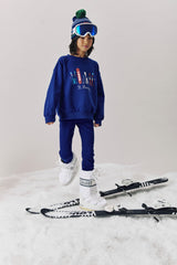 LOUD APPAREL "ST.MORITZ" PRINT SWEATER