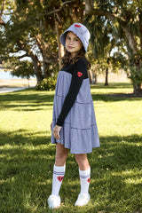 LITTLE PARNI L/S VARSITY MOCK JUMPER