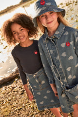 LITTLE PARNI L/S PICO TRIM T-SHIRT