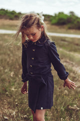 LRDM PETITS ELLE EMBROIDERED COLLAR BLOUSE