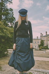 TEA TAFFETA BUBBLE SKIRT
