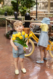 LIMONANA 2PC DENIM WITH PIPING  SET