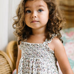 LIL LEGS BABY SMOCKED BUBBLE ROMPER