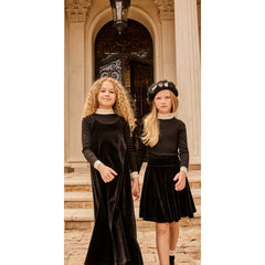LITTLE PARNI VELOUR MAXI JUMPER