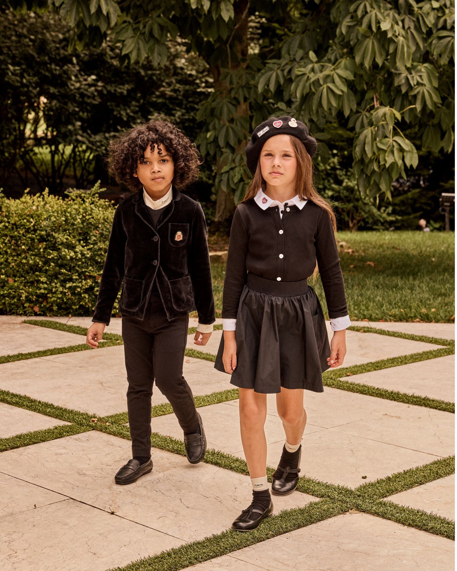 LITTLE PARNI VELOUR BLAZER