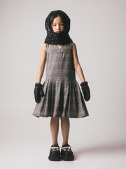 LITTLE CREATIVE FACTORY HARPA PLAID PLEATED JUMPER