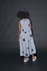 LITTLE CREATIVE FACTORY CORAL REEF FLOWER PRINT APRON DRESS
