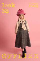 LITTLE CREATIVE FACTORY ALPINE HERRINGBONE APRON JUMPER