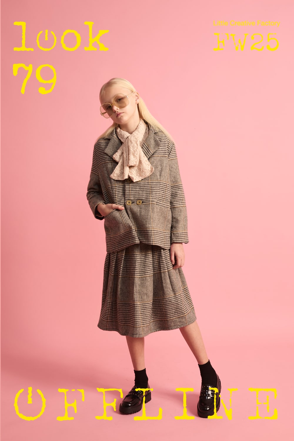 LITTLE CREATIVE FACTORY VALLEY PLEATED SKIRT
