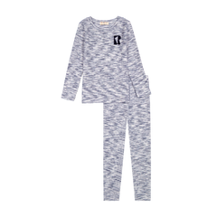 RETRO KID 2PC LOGO DETAIL PAJAMAS