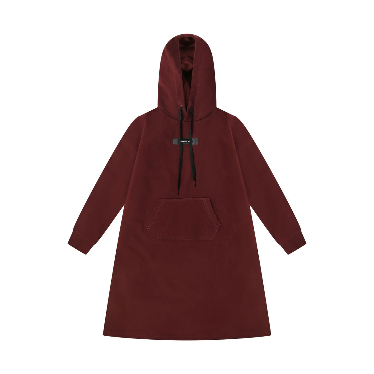 BOPOP POCKET HOODED DRESS