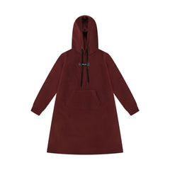 BOPOP POCKET HOODED DRESS
