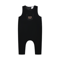 BOPOP GOLD EMBROIDERED CROWN OVERALL