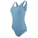 MANTEAU AQUA RIBBED BATHING SUIT