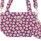 BONTON CHLOE HEART PRINT BAG