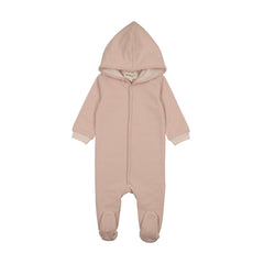 MEMA KNITS HOODED SNAP FRONT FOOTIE
