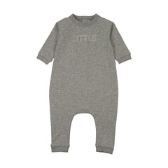 MEMA KNITS SHERPA WORD ART JUMPSUIT