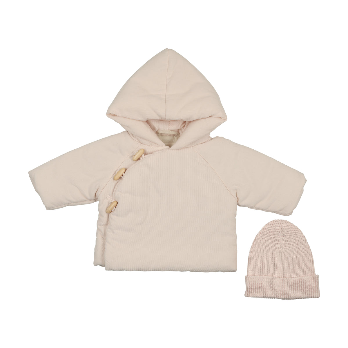 MEMA KNITS 2PC CORDUROY JACKET WITH KNITTED BEANIE