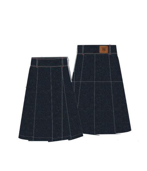 MAX & CO BOX PLEAT SKIRT
