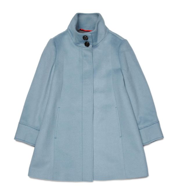 MAX & CO WOOL LONG DRESSY COAT