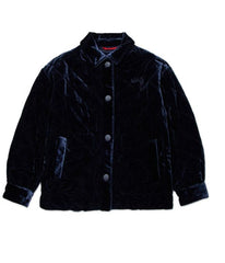 MAX & CO VELVET BUTTON DOWN JACKET