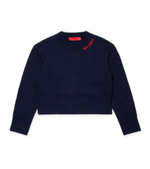 MAX & CO KNIT PULLOVER MAX & CO LOGO SWEATER