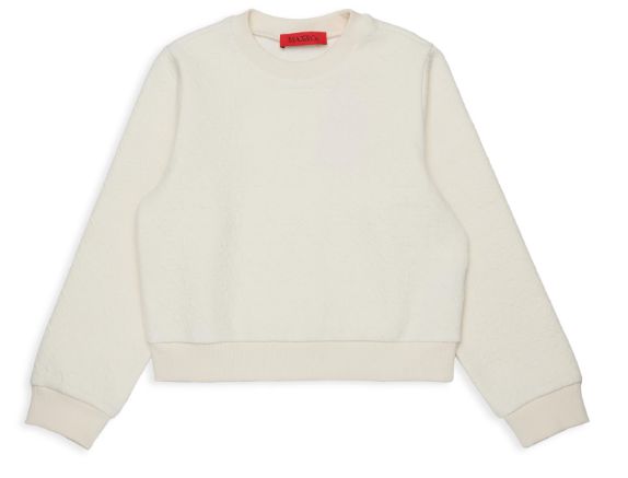 MAX & CO ALLOVER LOGO SWEATSHIRT