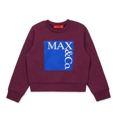 MAX & CO MAX & CO'' SQUARE LOGO SWEATSHIRT