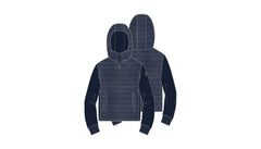 COLMAR PADDED MULTI MATERIAL HOODED JACKET