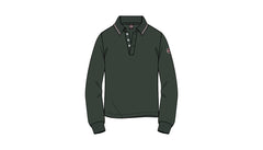 COLMAR LONG SLEEVE POLO WITH STRIPE COLLAR