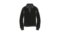 COLMAR LONG SLEEVE POLO WITH STRIPE COLLAR