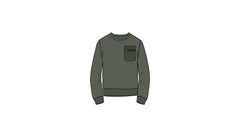 COLMAR CREW NECK SWEATER WITH NYLON INSERT