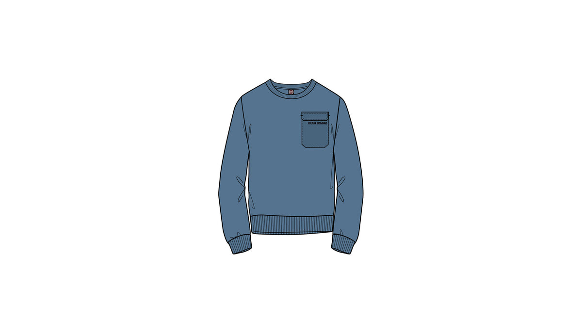 COLMAR CREW NECK SWEATER WITH NYLON INSERT