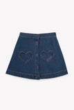 BONTON INDIA HEART POCKET SKIRT