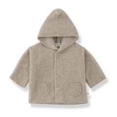 1+ IN THE FAMILY 3PC HOODED JACKET, BEANIE AND MITTENS