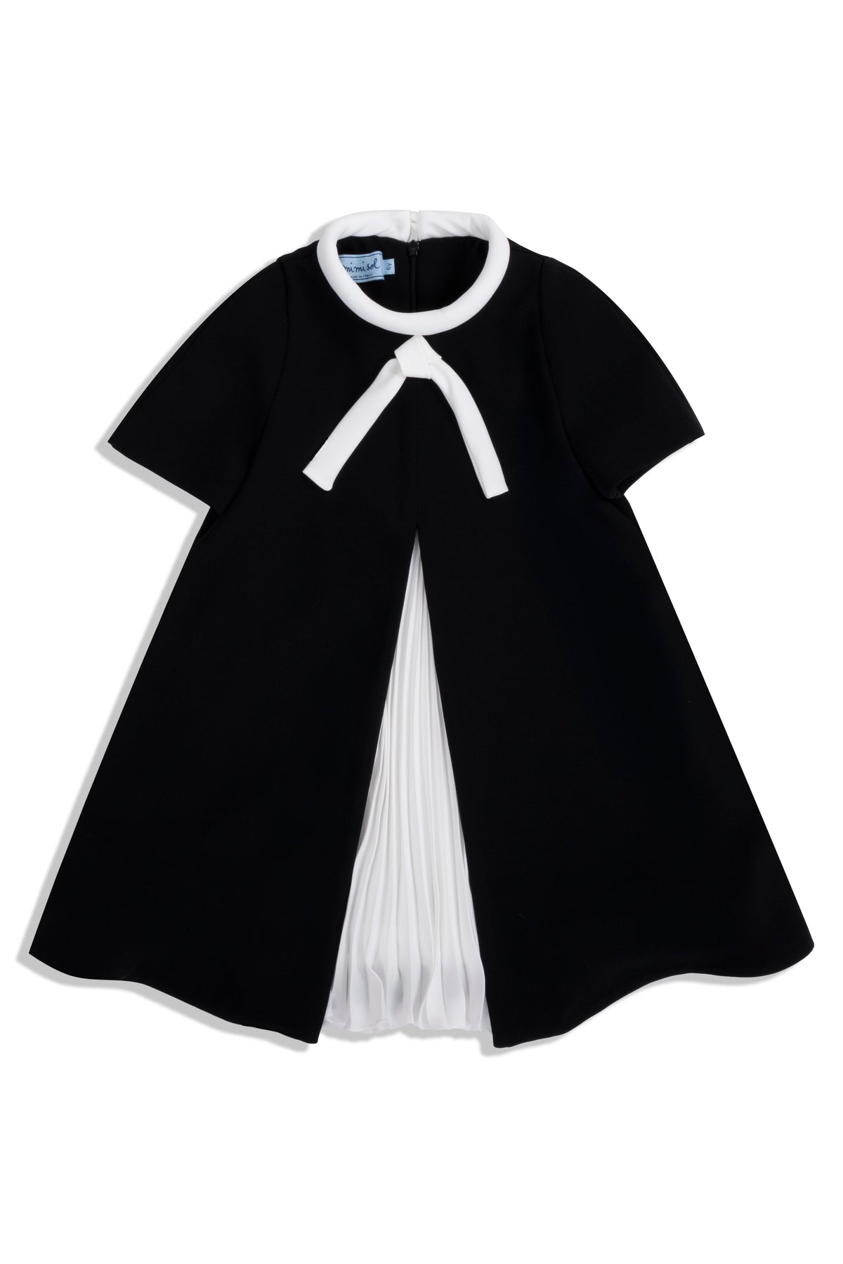 MIMISOL PLEAT DETAIL DRESS