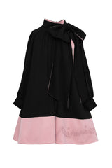 MIMISOL LOGO EMBROIDERED DRESS