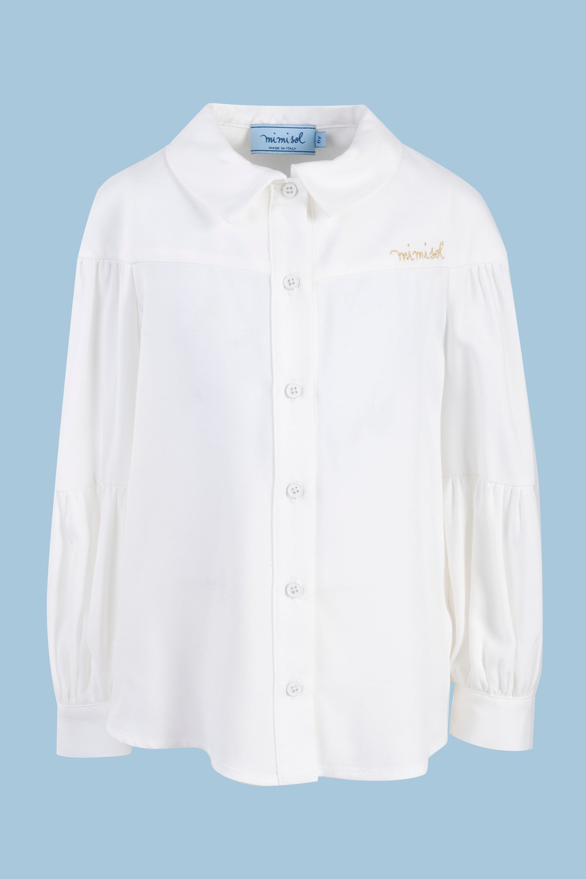 MIMISOL LOGO TWILL SHIRT