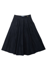 MIMISOL 2PC VOLANT SLEEVE ORGANZA BLOUSE WITH TAFFETA MAXI SKIRT