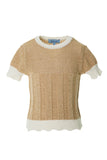 MIMISOL LUREX KNIT TOP