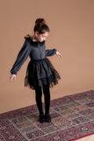 TOCOTO VINTAGE 2PC STARS TULLE SHIRT WITH STARS TULLE SKIRT