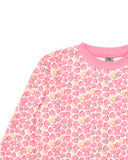 BONTON HEART PRINT SWEATSHIRT