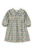 MIPOUNET VALENTINA FLOWER PRINT COLLAR DRESS