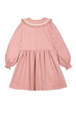 MIPOUNET CARINE BUTTON DOWN COLLARED CORDUROY DRESS