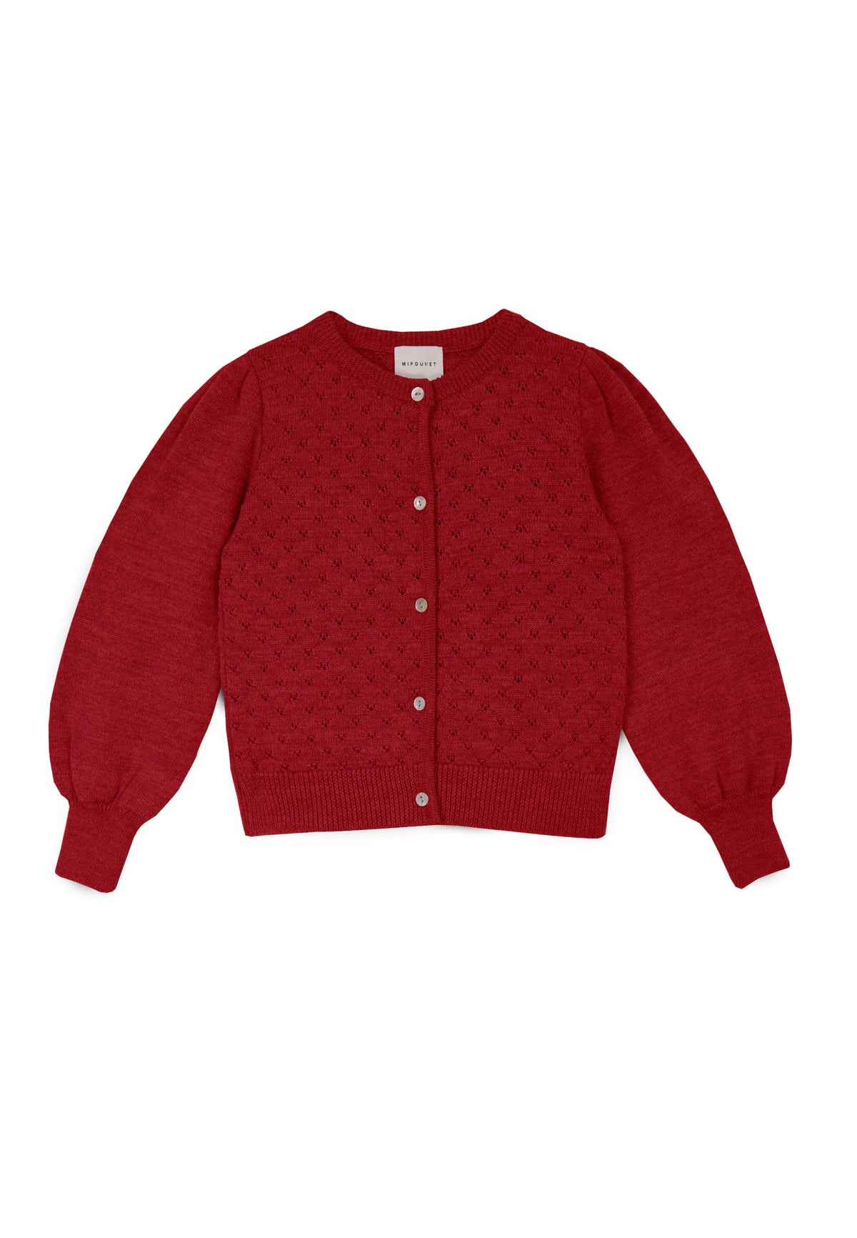 MIPOUNET  OPENWORK CARDIGAN