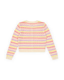 BONTON KNIT HEART POINTELLE CARDIGAN